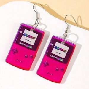 🆕 Pink Gameboy Earrings